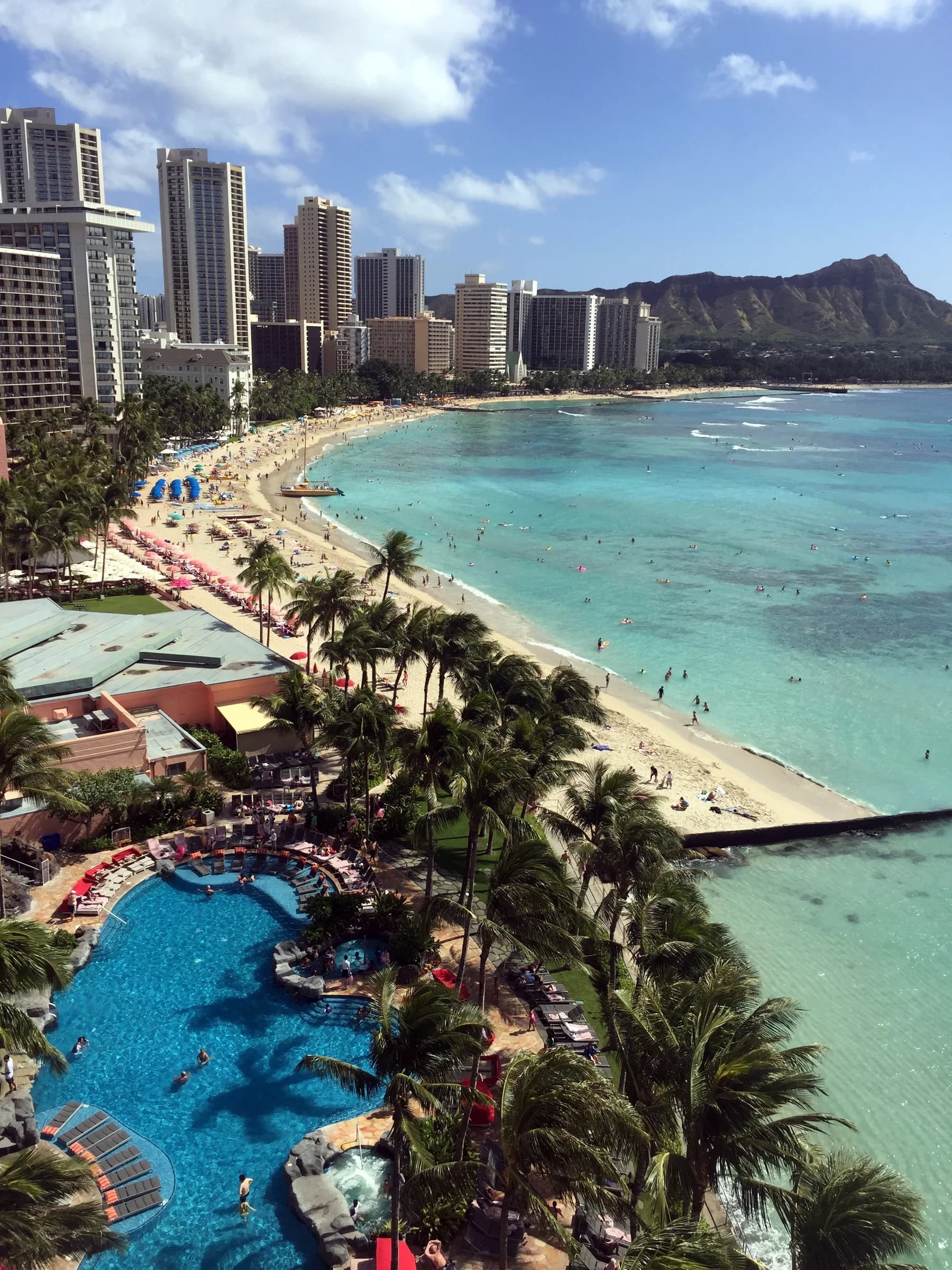 Waikiki Beach and Diamond Head, Oʻahu